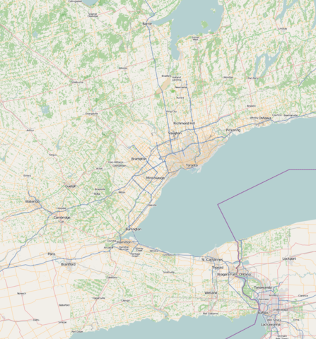 Greater Toronto Area By Raellerby (OpenStreetMap) [CC BY-SA 2.0 (https://creativecommons.org/licenses/by-sa/2.0)], via Wikimedia Commons