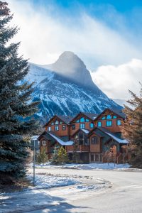 Stunning town of Canmore, Alberta, BC