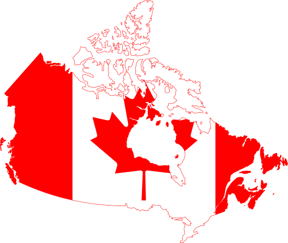 Canada By User:Pmx [Public domain], via Wikimedia Commons