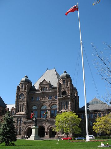Ontario Legislative Assembly By User:K.lee [GFDL (http://www.gnu.org/copyleft/fdl.html), CC-BY-SA-3.0 (http://creativecommons.org/licenses/by-sa/3.0/) or CC BY 2.5  (https://creativecommons.org/licenses/by/2.5)], from Wikimedia Commons