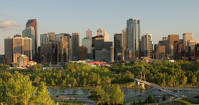 Calgary By No machine-readable author provided. Cszmurlo assumed (based on copyright claims). [GFDL (https://www.gnu.org/copyleft/fdl.html), CC-BY-SA-3.0 (https://creativecommons.org/licenses/by-sa/3.0/) or CC BY 2.5 (https://creativecommons.org/licenses/by/2.5)], via Wikimedia Commons