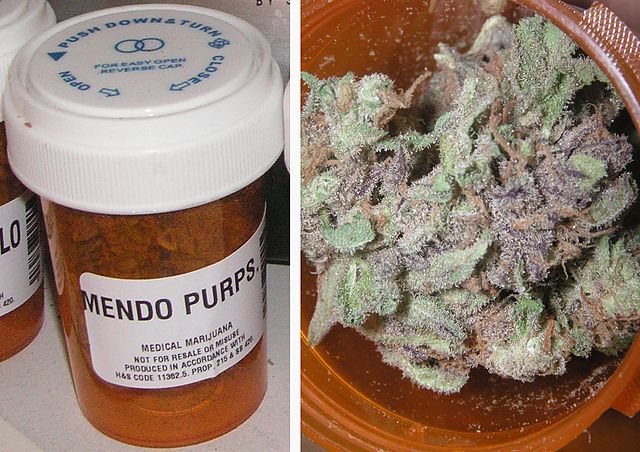 Medical marijuana by Medical.jpg: Coaster420Purple_Goo.jpg: Coaster420derivative work: Agent Agent [Public domain], via Wikimedia Commons