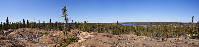 Canadian Shield Green slash at English Wikipedia [CC BY-SA 3.0 (https://creativecommons.org/licenses/by-sa/3.0)], via Wikimedia Commons