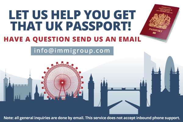 Register as a British Citizen by contacting info@immigroup.com